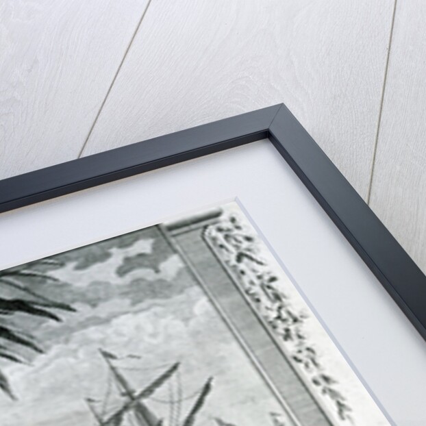 The First Interview of Christopher Columbus with the Natives of America, 1777 by British School