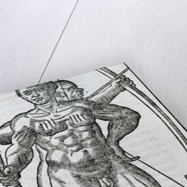 Two Natives from 'la Hystoria general de las Indias' 1547 by Christopher Columbus