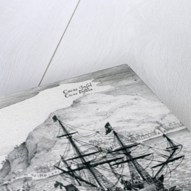 View of Cocos Island and Verraders Island, 1655 by Mattaus the Younger Merian