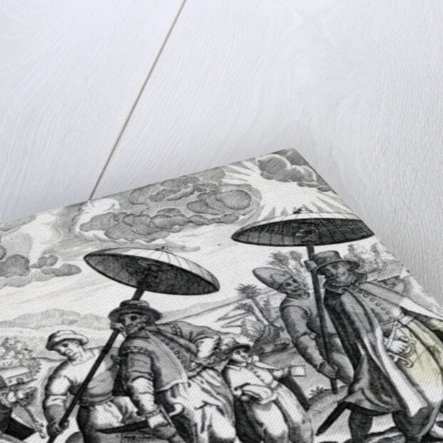 A group of people from 'India Orientalis', 1598 by Theodor de Bry