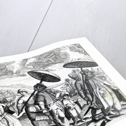 A group of people from 'India Orientalis', 1598 by Theodor de Bry