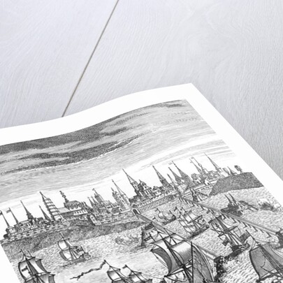 English Squadron Carrying Troops to Take Possession of Dunkirk by English School