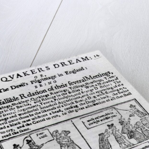 The Quakers Dream or The Devil's Pilgrimage in England, pub. in 1655 by English School