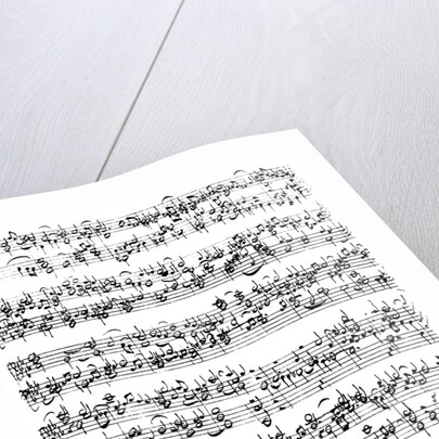 Music Score of Johann Sebastian Bach by German School