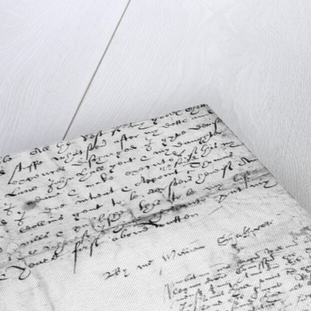 Signature of William Shakespeare, 1616 by English School