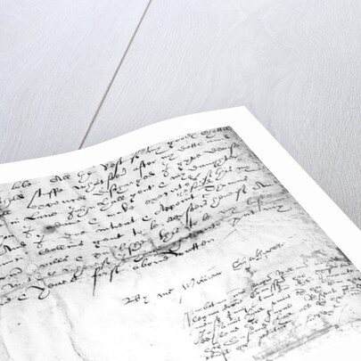 Signature of William Shakespeare, 1616 by English School