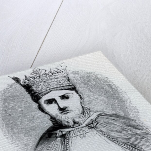 Portrait and Signature of Henry IV by English School