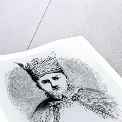 Portrait and Signature of Henry IV by English School