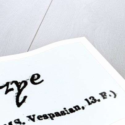 Reproduction of the signature of Mary I by Anonymous