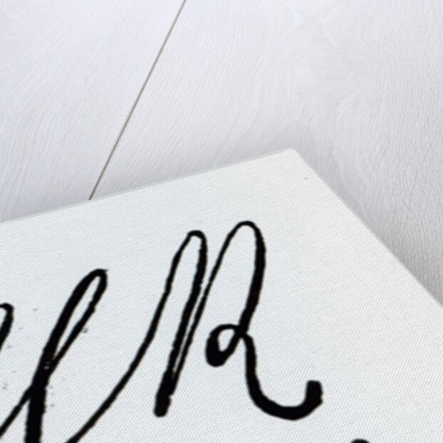 Reproduction of the signature of Queen Anne by Anonymous