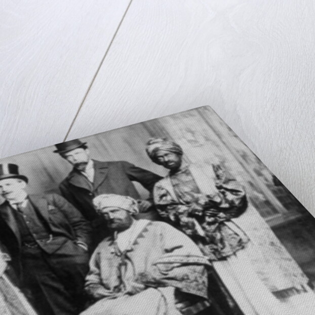 The Emperor of Abyssinia and his Court by English Photographer