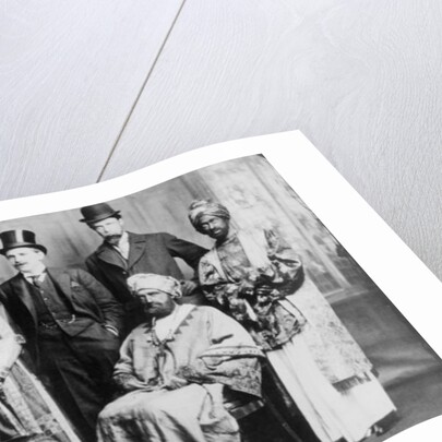 The Emperor of Abyssinia and his Court by English Photographer