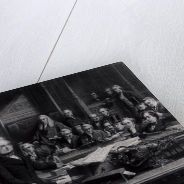 The House of Commons in 1860: Lord Palmerston Addressing the House during the Debate on the Treaty with France by John Phillip