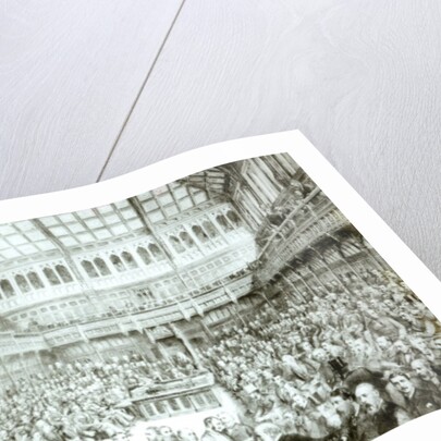 Mr Gladstone Introducing the Land Law Bill, 7th April 1881 by English School