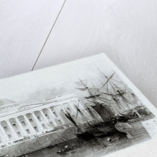 The New Custom House, Liverpool, c.1830 by English School