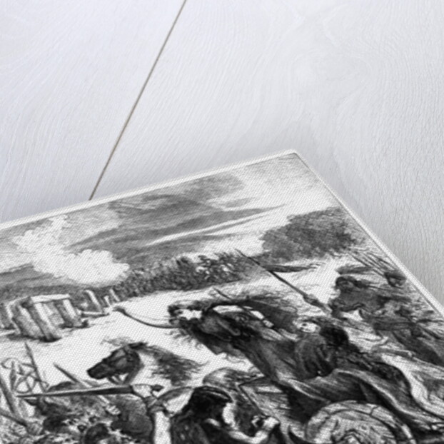 Boadicea Inciting the Iceni against the Romans by English School