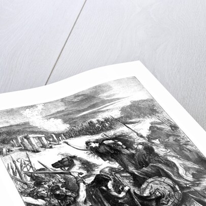 Boadicea Inciting the Iceni against the Romans by English School