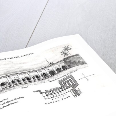 Old Fort William, Calcutta by Samuel de Wilde