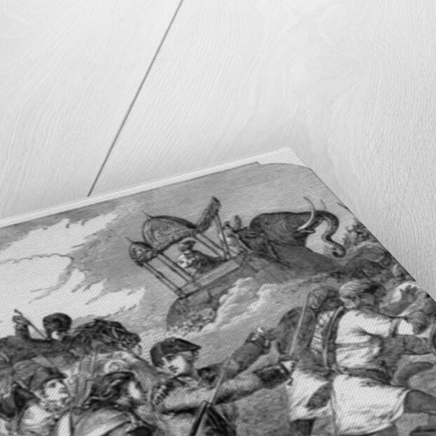 The Defeat of Hyder Ali by Sir Eyre Coote in 1781 by English School