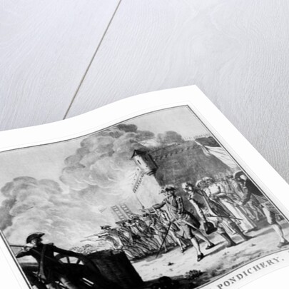 The Raising of the Siege of Pondicherry, 1789 by Antoine Louis Francois Sergent-Marceau (after)