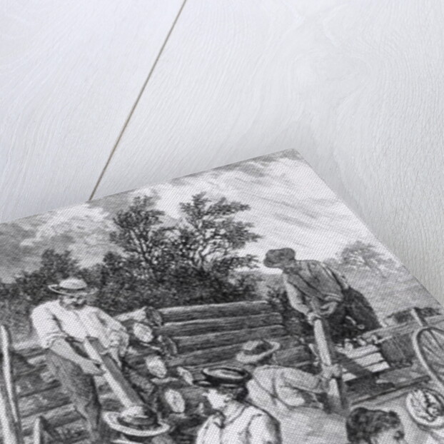 Building the Log-Cabin by American School