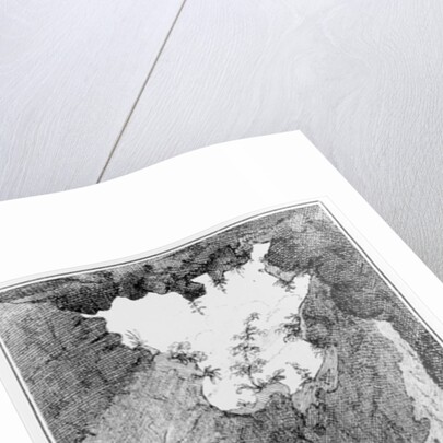 Turpin as he Concealed Himself in a Cave on Epping Forrest by English School