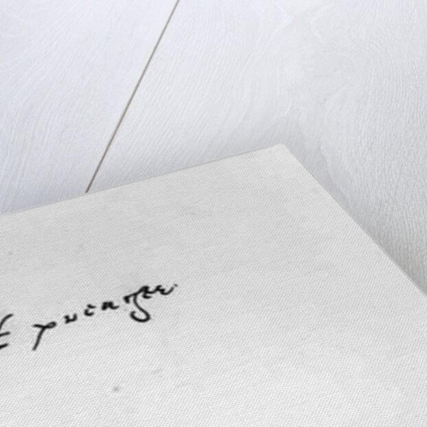 Signature of Richard Hakluyt by Anonymous