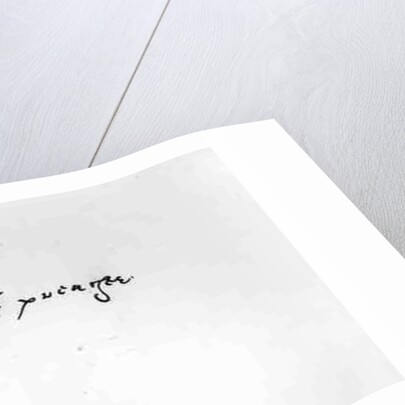 Signature of Richard Hakluyt by Anonymous