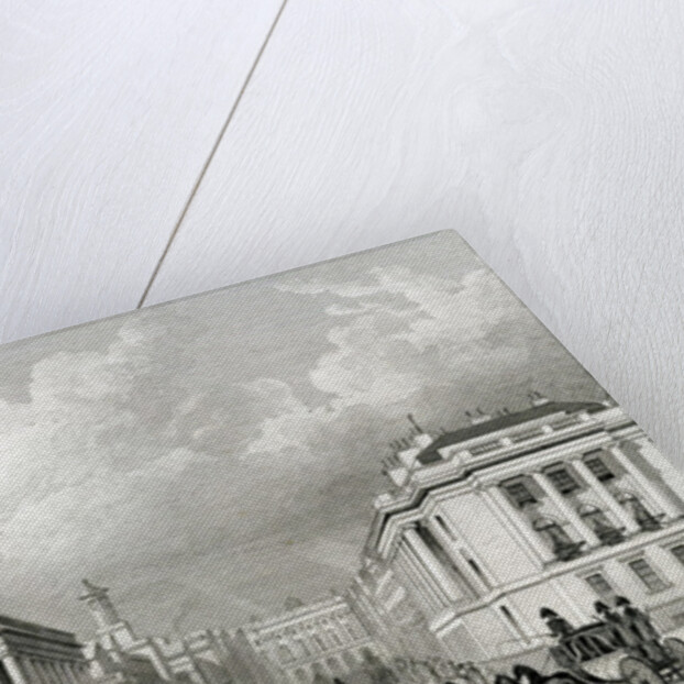 Waterloo Place and part of Regent Street, pub.1828 by Thomas Hosmer Shepherd