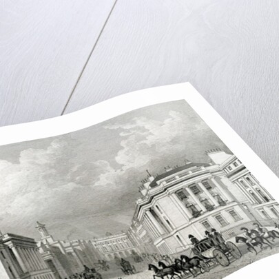Waterloo Place and part of Regent Street, pub.1828 by Thomas Hosmer Shepherd