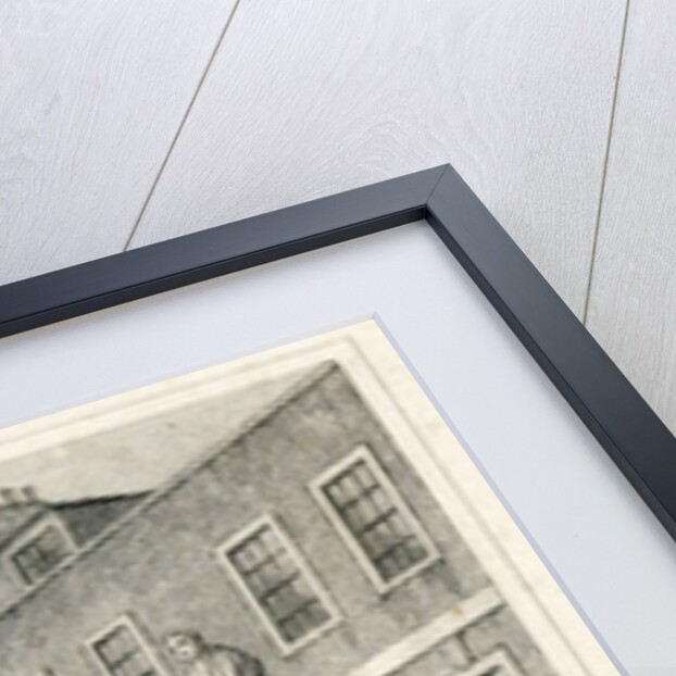 The Grecian Coffee House, Devereux Court, Strand, featuring a bust of Ben Johnson by English School