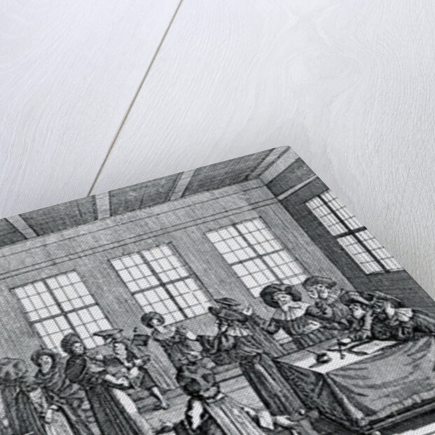Jewish Divorce scene by German School