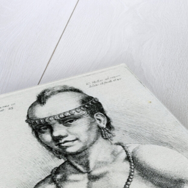 Virginian Indian, 1645 by Wenceslaus Hollar