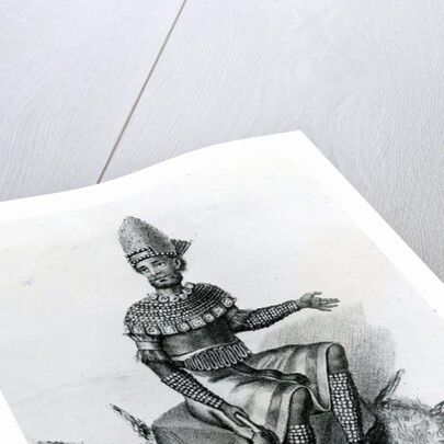 Kazembe, or King of Lunda, South of Lake Mweru, 1891 by English School