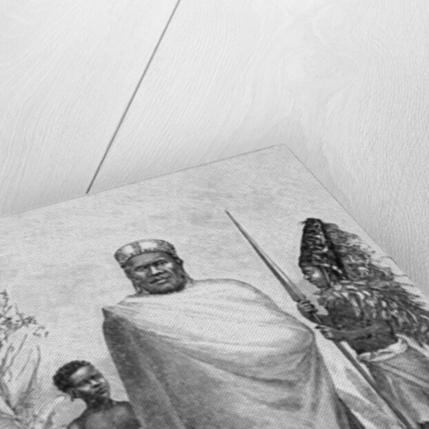 Sina, Sultan of Kibosho and a Warrior by French School