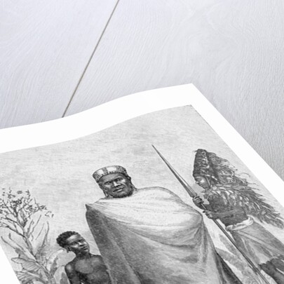 Sina, Sultan of Kibosho and a Warrior by French School