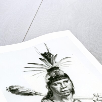 Chief Camacan Mongoyo from 'A Pitoresque and Historical Trip to Brazil' by Jean Baptist Debret, 1834 by Charles Etienne Pierre Motte