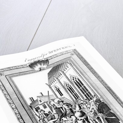 Jack Cade in Henry VI's Reign Declaring Himself Lord of the City of London, engraved for Spencer's by English School