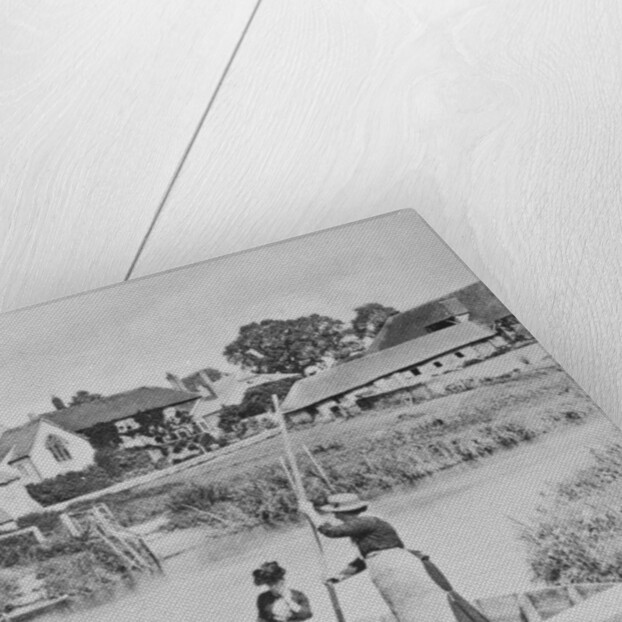 Ferry across the Arun at Bury, Sussex by English Photographer