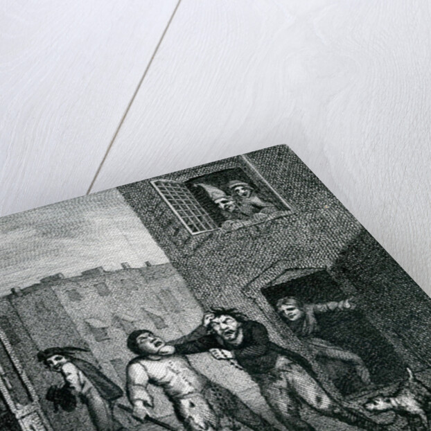 The Blind Beggars Hats 'The Wit's Magazine' 1784 by Samuel Collings