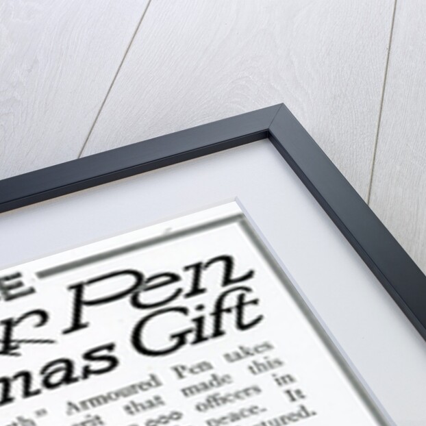 Advertisement 'The Great War Pen is the best Xmas Gift' by Anonymous