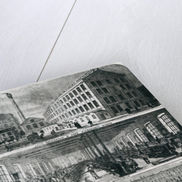 General View of John Brimsmead & Sons Pianoforte works, Grafton Road, Kentish Town, London by English School