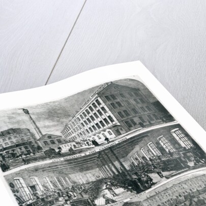 General View of John Brimsmead & Sons Pianoforte works, Grafton Road, Kentish Town, London by English School