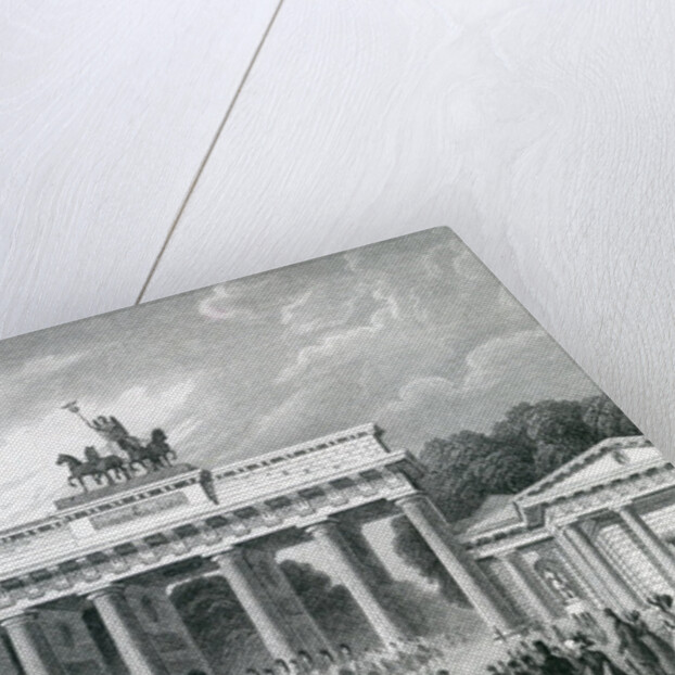 The Brandenburg Gate, Berlin, 1833 by German School