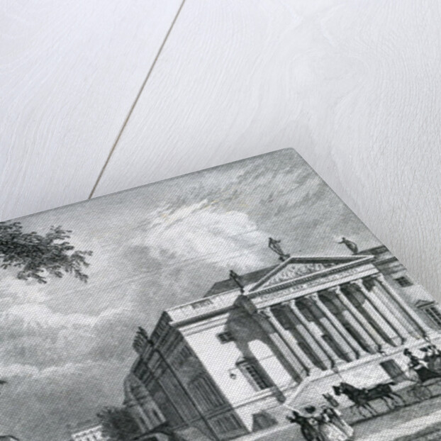 The Opera house, Berlin, 1833 by German School