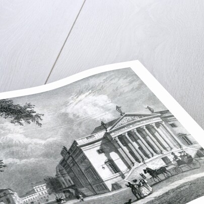 The Opera house, Berlin, 1833 by German School