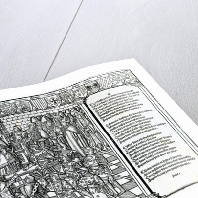 Pope Urban II presiding over the Council of Clermont in 1095 by French School