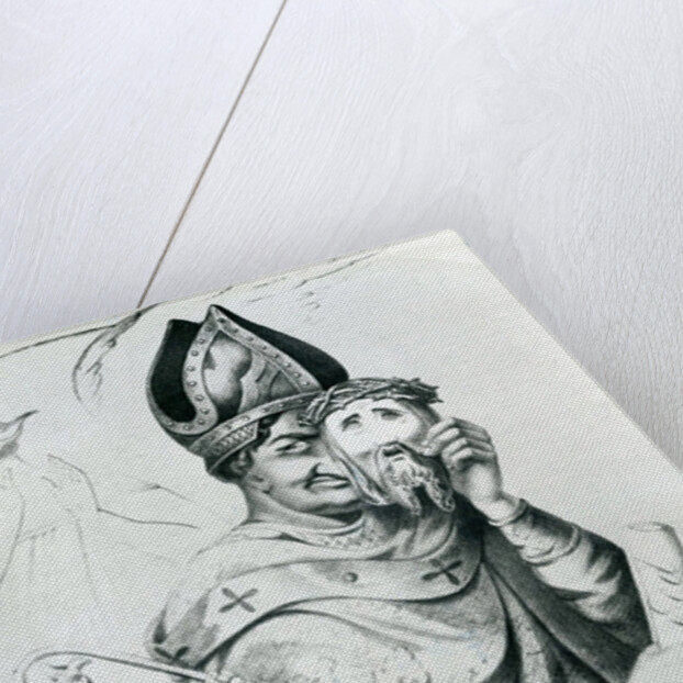 Caricature of Pope Pius IX, 1852 by Dutch School