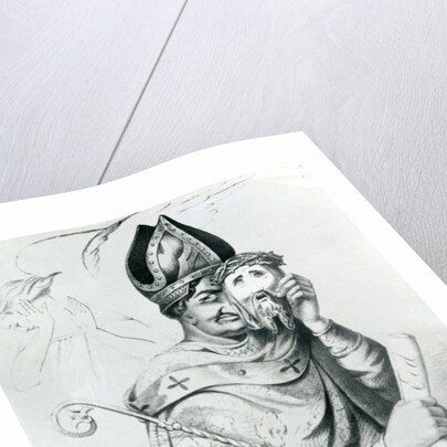 Caricature of Pope Pius IX, 1852 by Dutch School