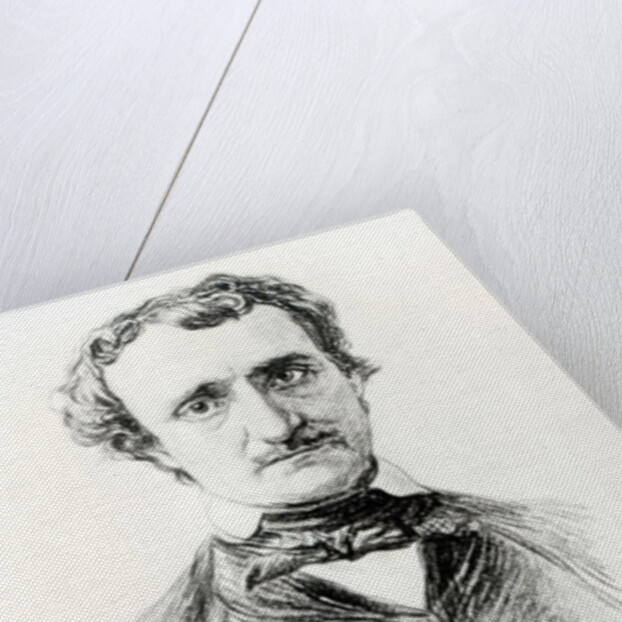 Edgar Allan Poe 1907 by Ismael Gentz